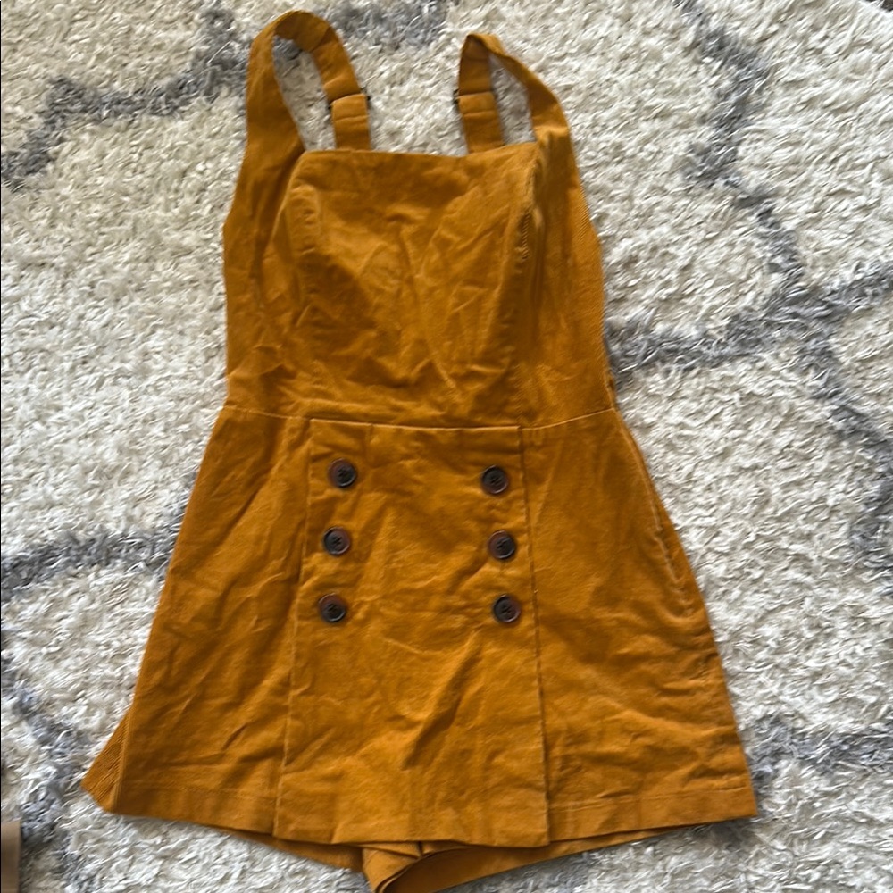 Women’s Mustard Overalls